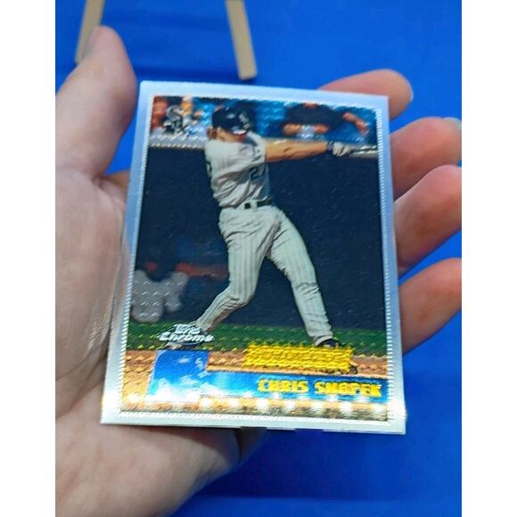 1996 1st First Topps CHROME #137 Chris Snopek RC "Iconic Set" - Picture 5 of 6